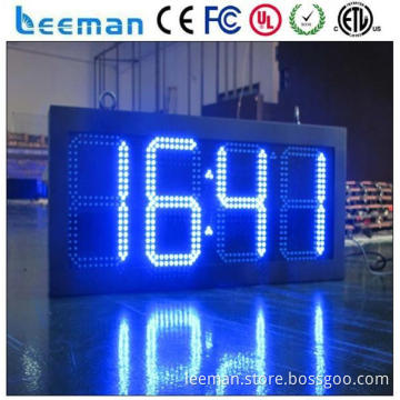 hot new products sime-outdoor gps led time temp displays led time display board led temperature display signs